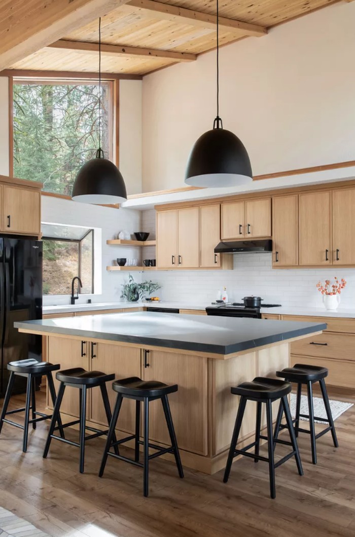 Island Dapur Bergaya Skandinavia