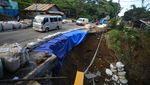 Foto-foto Terkini Jalan Amblas di Tanah Datar