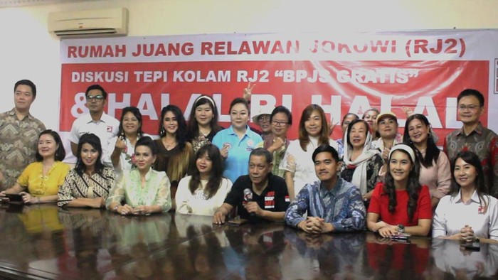Kaesang dan Relawan RJ2