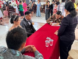 Begini Momen Bharada Richard Eliezer Nikahi Kekasihnya di Manado