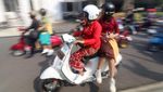 200 Perempuan Pecinta Skuter Turun ke Jalan Peringati Hari Kartini