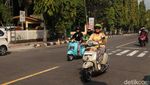 Lady Scooter Kota Kediri Peringati Hari Kartini dengan Riding Pakai Kebaya