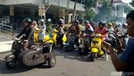 Lady Scooter Kota Kediri Peringati Hari Kartini dengan Riding Pakai Kebaya