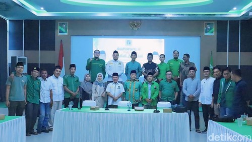 Rapat Pimpinan Wilayah (Rapimwil) PPP NTB di Mataram, Minggu (21/4/2024). (Foto: Helmy Akbar/detikBali)