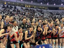 Megawati Jadi MVP Laga Red Sparks Vs Indonesia All Star