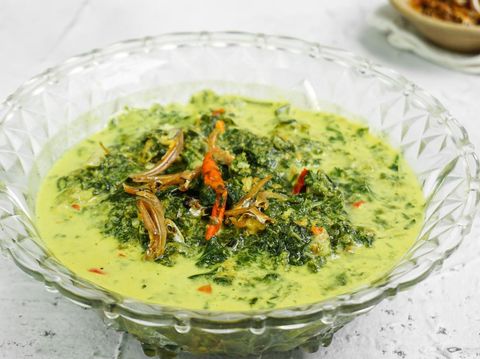 Resep Sayur Daun Ubi Tumbuk