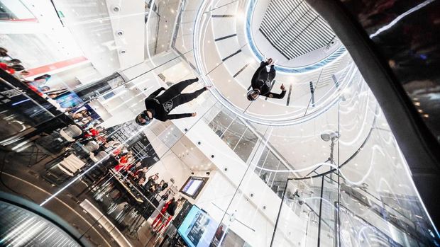 Tim terjun payung Polri sabet juara tingkat di ajang '1st FAI Asian Indoor Skydiving Championships' di Macau, China.
