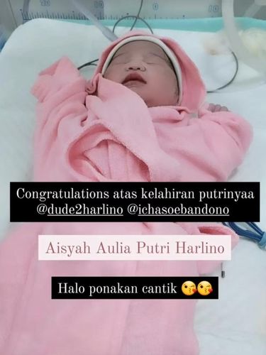 alyssa soebandono melahirkan anak perempuan