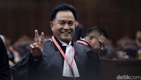 Kuasa hukum Prabowo yang hadir seperti OC Kaligis, Hotman Paris, Yusril Ihza Mahendra, dan Otto Hasibuan.  