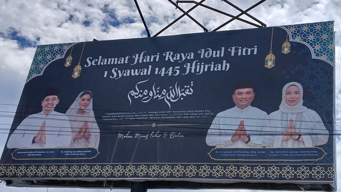 Baliho Bobby Nasution beredar di Padangsidimpuan. (Istimewa)