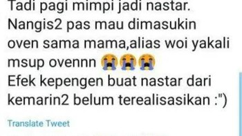 Mimpi random jadi nastar. Foto: X/martabakismissu