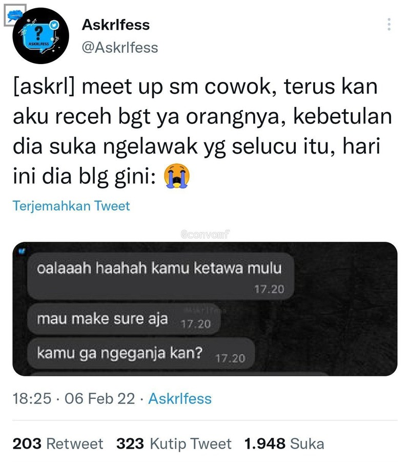 Kejadian yang dibagikan netizen Indonesia ini benar-benar absurd. Kalau kamu punya cerita yang lebih aneh, boleh banget share di kolom komentar.