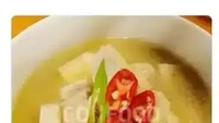 Bukan opor ayam, kedai online ini menyajikan opor tahu. Tahu kan? Foto: Twitter