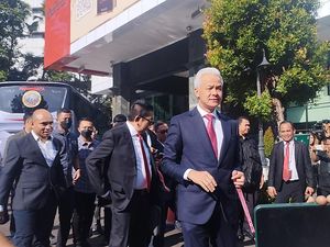 Ganjar-Mahfud Tiba di MK, Hadiri Sidang Putusan Sengketa Pilpres