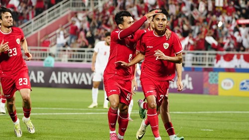 Gasak Yordania 4-1, Indonesia Lolos ke Prempatfinal Piala Asia U-23