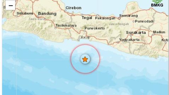 Gempa di Cilacap.