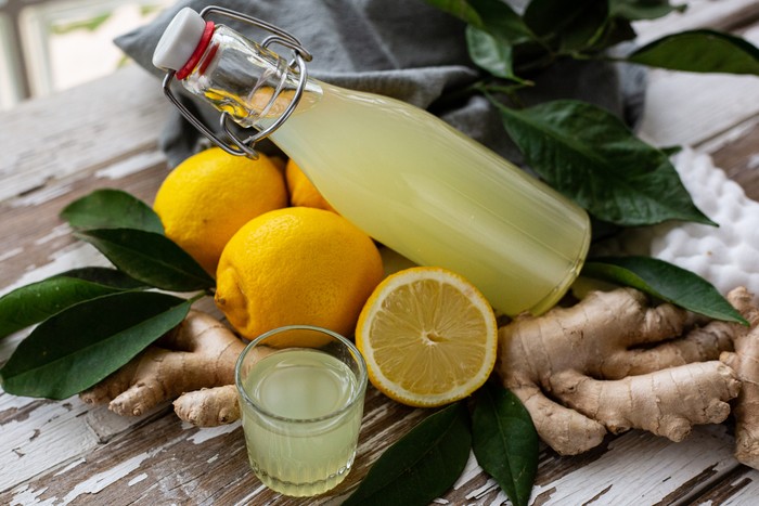 Ilustrasi jus lemon
