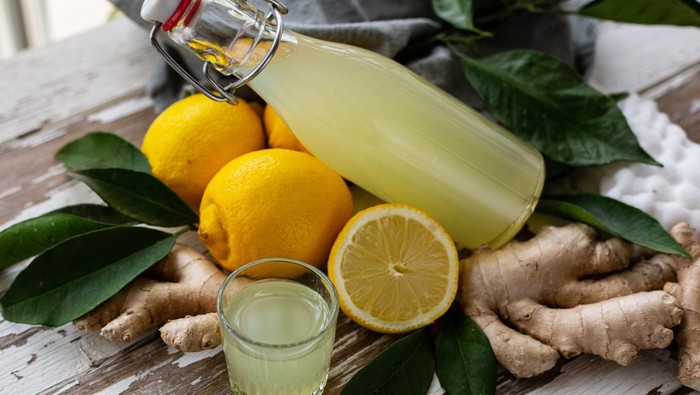 Ilustrasi jus lemon
