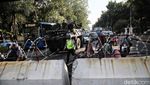 Jelang Sidang Putusan MK, Jalan Medan Merdeka Barat Arah Harmoni Ditutup