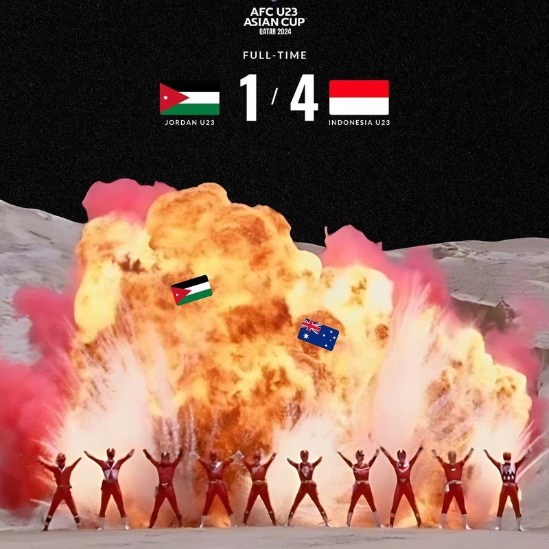 Meme Indonesia Lolos Perempat Final Piala Asia U-23 2024