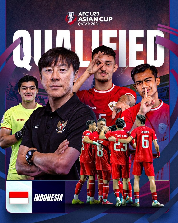 Meme Indonesia Lolos Perempat Final Piala Asia U-23 2024