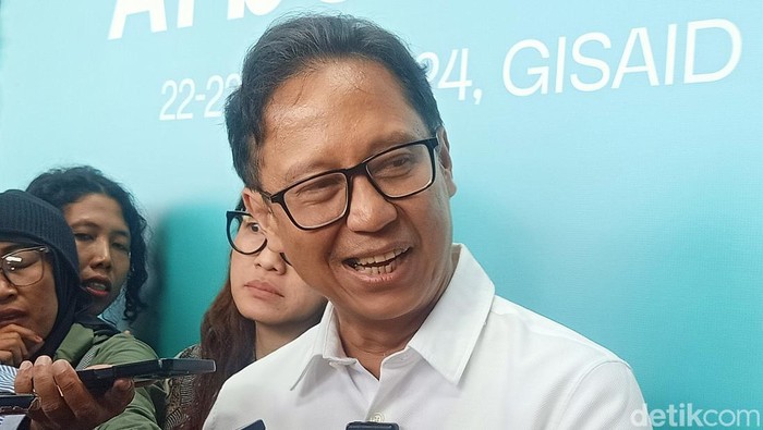 Menteri Kesehatan (Menkes) Budi Gunadi Sadikin di UID Bali Campus, Denpasar, Bali, Senin (22/4/2024). (Foto: Ni Made Lastri Karsiani Putri/detikBali)