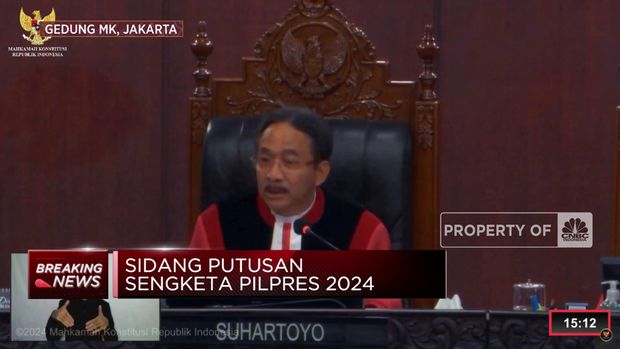 MK Tolak Gugatan Sengketa Pilpres 2024, Prabowo-Gibran Sah Menang
