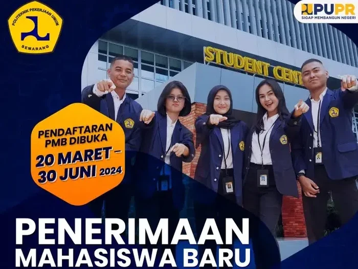 Penerimaan mahasiswa baru Politeknik PU 2024/2025