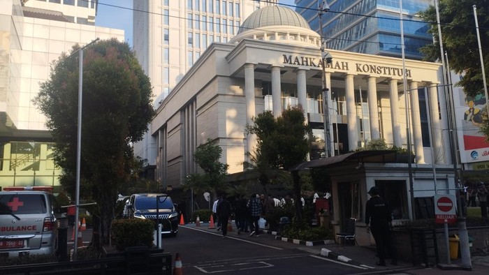 Pengamanan di sekitar Gedung MK