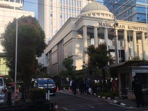 Pengamanan Gedung MK Diperketat Jelang Putusan Sengketa Pilpres Hari ini