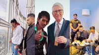 Penjual Teh Viral Liburan ke Burj Khalifa Usai Layani Bill Gates