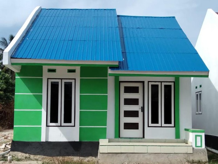 Tampilan depan rumah Perumahan Griya Annur Permai.