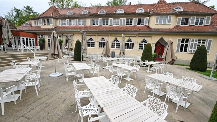 A general view of the Swiss national team hotel 