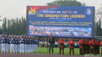 Potret Serunya Puncak HUT Ke-78 TNI AU di Lapangan AAU Jogja