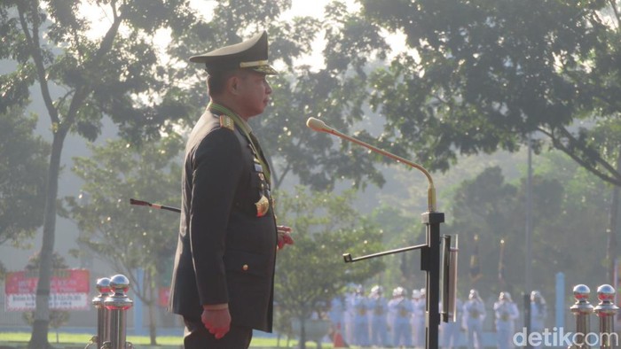 Puncak HUT ke-78 TNI Angkatan Udara (TNI) digelar di lapangan Akademi Angkatan Udara (AAU) Daerah Istimewa Yogyakarta (DIY), Senin (22/4/2024).