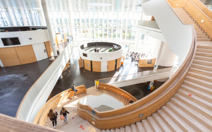 Ørestad Gymnasium di Copenhagen, Denmark
