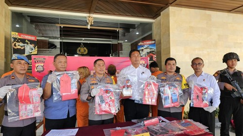 Polres Klungkung mengungkap kasus peredaran sabu sepanjang puasa hingga Idul Fitri 2024 di Polres Klungkung, Senin (22/4/2024).