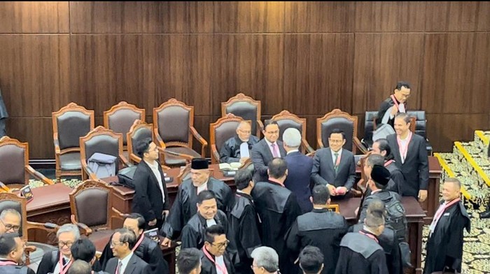 Sidang putusan sengketa pilpres di MK (Anggi/detikcom)