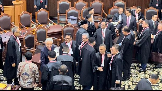 Sidang putusan sengketa pilpres di MK (Anggi/detikcom)