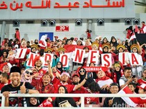Akan Ada Bendera Merah-Putih Raksasa di Laga Bahrain Vs Indonesia