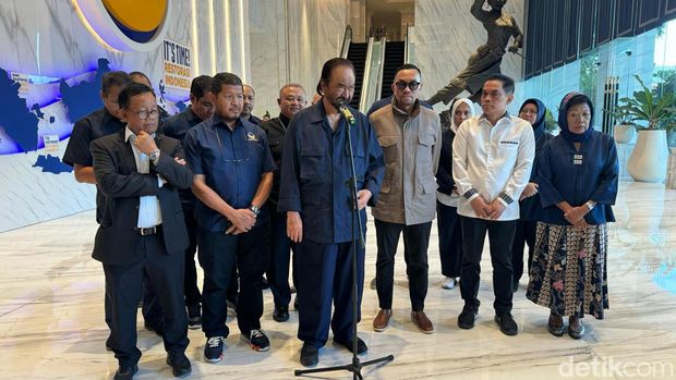 Surya Paloh. (Gisella Previan Laoh/detikcom)