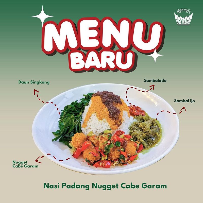Tempat makan murah di Surabaya: Nasi Padang Uda Wandi
