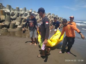 Wisatawan Ciamis yang Tenggelam di Pantai Pangandaran Ditemukan Tewas
