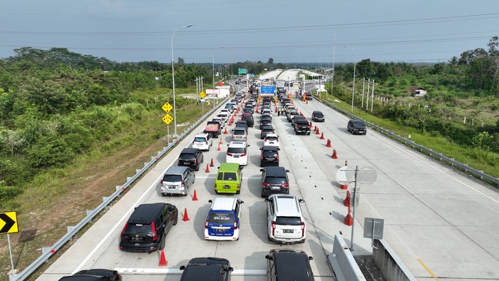Tol Trans Sumatera momen Mudik- Arus Balik Lebaran