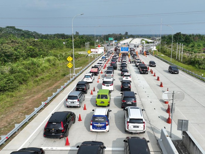 Tol Trans Sumatera momen Mudik- Arus Balik Lebaran