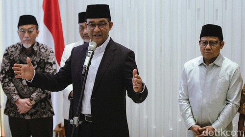 Anies Baswedan dan Muhaimin Iskandar (Cak Imin) sowan ke kantor DPP PKS, Jakarta usai putusan MK. Mereka menyampaikan terima kasih atas dukungannya selama Pilpres 2024.