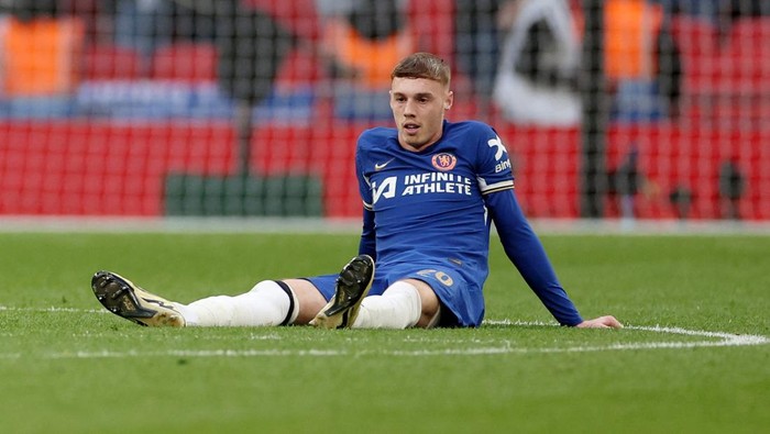 Soccer Football - FA Cup - Semi Final - Manchester City v Chelsea - Wembley Stadium, London, Britain - April 20, 2024 Chelseas Cole Palmer looks dejected after the match Action Images via Reuters/Paul Childs