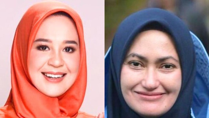 Mantan Wakil Wali Kota Makassar Fatmawati Rusdi dan Bupati Luwu Utara (Lutra) Indah Putri Indriani.
