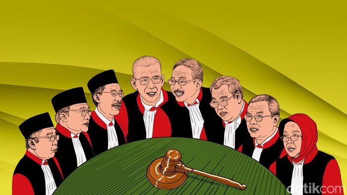 Ilustrasi detikX Hakim Mahkamah Konstitusi