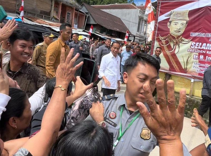 Imigrasi Polewali Mandar Ikut Amankan Kunjungan Presiden Jokowi
